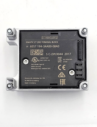 Siemens 6ES71943AA000BA0 ET 200SP Terminal Block Module5