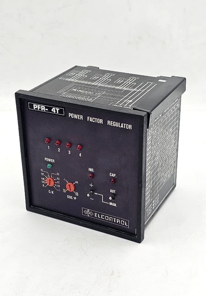 Elcontrol PFR-4T Power Factor Regulator Automatic Capacitor Controller1