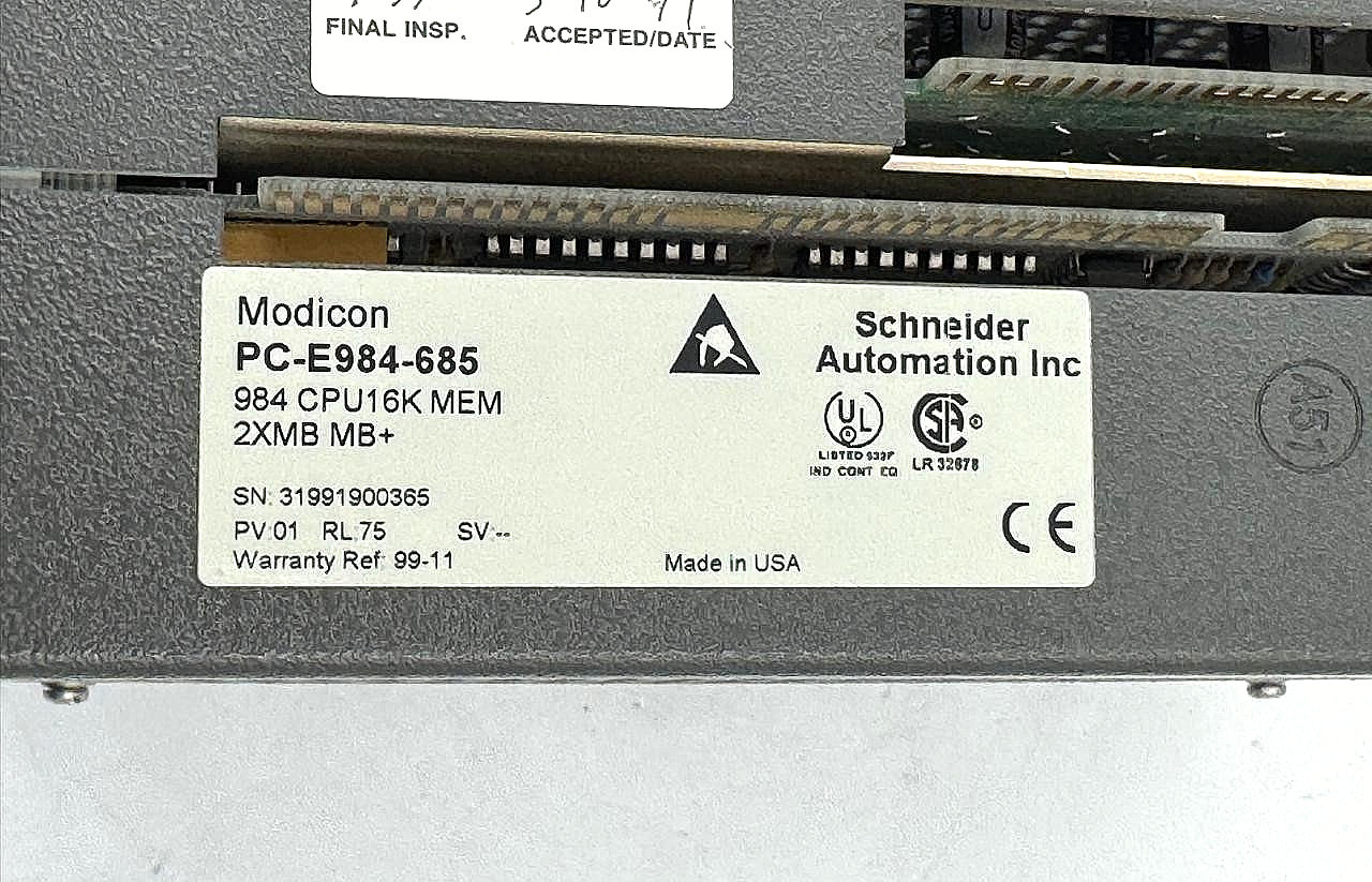 Schneider Electric Modicon PCE984685 Programmable Controller | Made in USA4