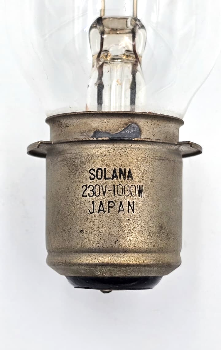 SOLANA | 230V 1000W Light Bulb | Made in Japan1