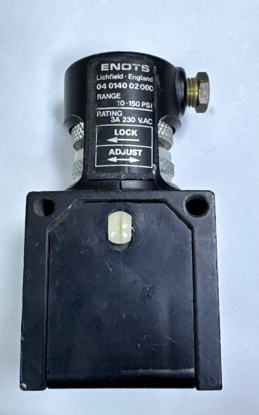 ENOTS 04014002000 Adjustable Pressure Switch – 10150 PSI Range, 3A 230VAC0