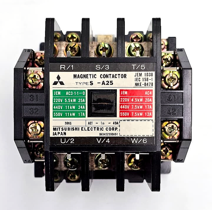 Mitsubishi Electric SA25 | 40A 208220V 5060Hz | Magnetic Contactor | Japan1