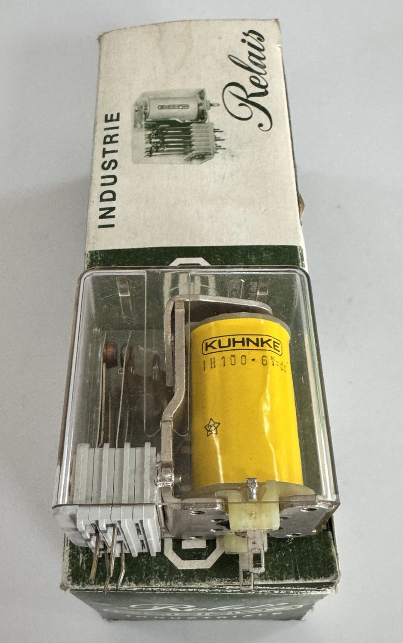 Kuhnke 1H 100 Relay – 6V DC | 6Pin | Made in Germany | Industrial Control Modul0