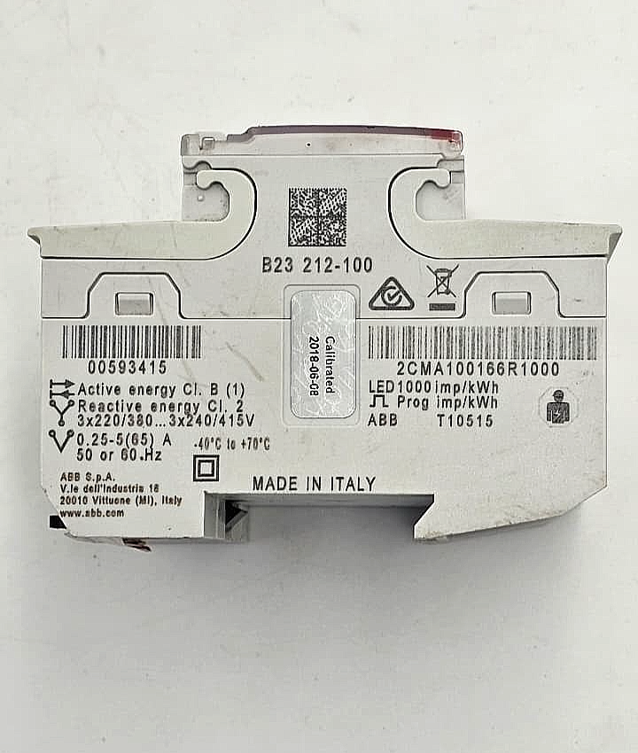 ABB B23 212100 Energy Meter | Made in Italy ( 1 pcs ) - saleem al tamimi electric equipment trading co llc-UAE