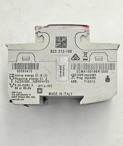 ABB B23 212100 Energy Meter | Made in Italy ( 1 pcs ) - saleem al tamimi electric equipment trading co llc-UAE