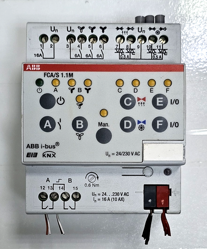 ABB | FCA/S 1.1M Fan Coil Actuator | 16A | Fast Shipping - saleem al tamimi electric equipment trading co llc-UAE