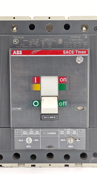 ABB SACE Tmax T5 Molded Case Circuit Breaker 400A - saleem al tamimi electric equipment trading co llc-UAE