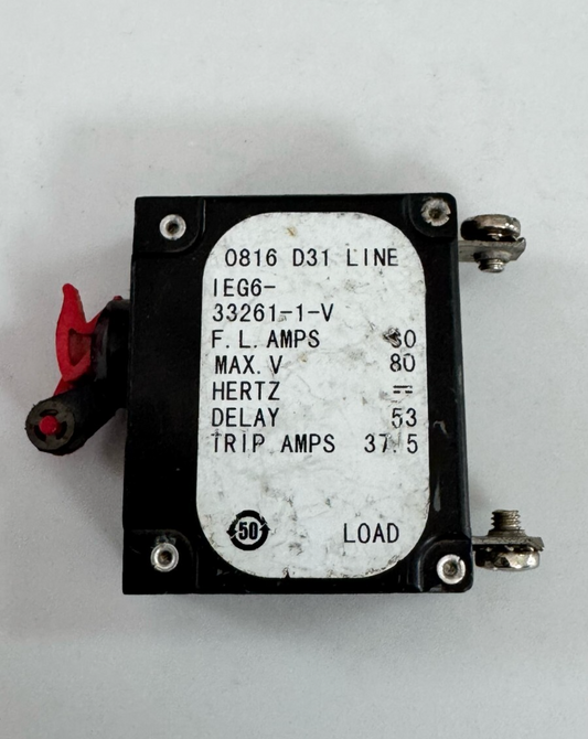 AIRPAX IEG6332611V |  80V 30A Circuit Breaker –| 50Hz | 37.5A Trip Amps - saleem al tamimi electric equipment trading co llc-UAE