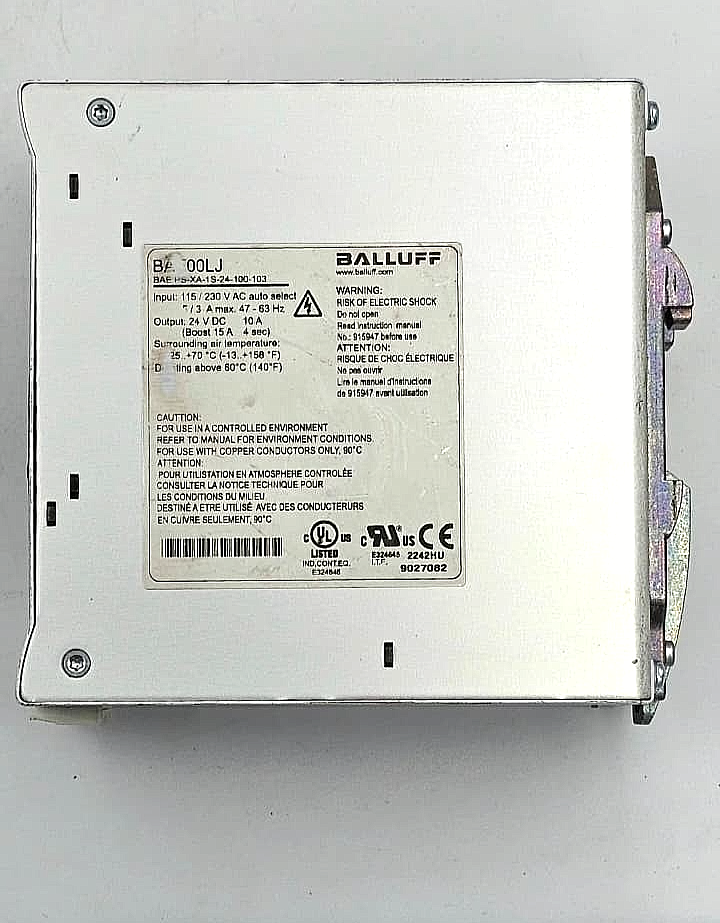 Balluff BAE00LJ BAE PSXA1S24100103 Heartbeat Power Supply Unit - saleem al tamimi electric equipment trading co llc-UAE