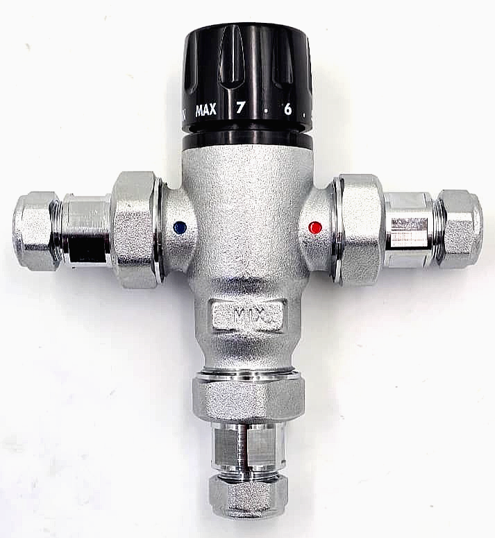Caleffi 2/100 Thermostatic Mixing Valve | 30°C–65°C Adjustable - saleem al tamimi electric equipment trading co llc-UAE