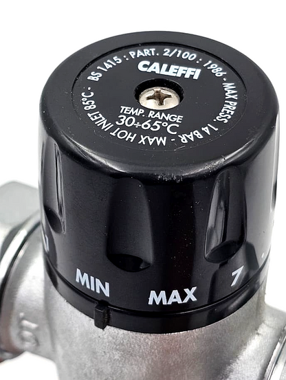 Caleffi 2/100 Thermostatic Mixing Valve | 30°C–65°C Adjustable - saleem al tamimi electric equipment trading co llc-UAE