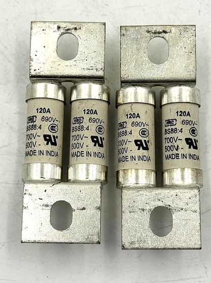 Cooper Bussmann 120FEE Fuse 120A 690V | Made in India ( Pack of 2) - saleem al tamimi electric equipment trading co llc-UAE