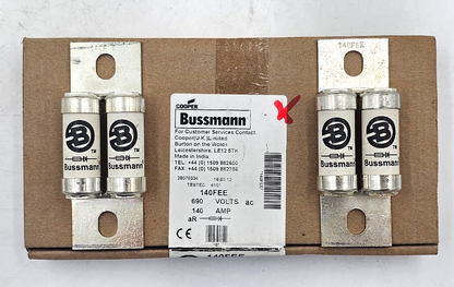 Cooper Bussmann 140FEE Fuse 140A 690V | Made in India ( Pack of 2 pcs ) - saleem al tamimi electric equipment trading co llc-UAE
