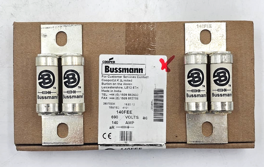 Cooper Bussmann 140FEE Fuse 140A 690V | Made in India ( Pack of 2 pcs ) - saleem al tamimi electric equipment trading co llc-UAE