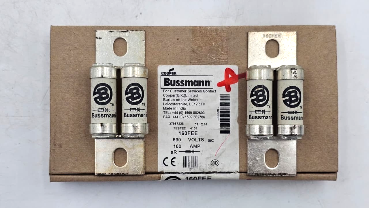 Cooper Bussmann 160FEE Fuse 160A 690V | Made in India ( Pack of 2) - saleem al tamimi electric equipment trading co llc-UAE