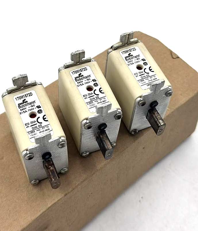 Cooper Bussmann 170M1572D Fuse 315A  | Made in India ( Pack of 3 pcs ) - saleem al tamimi electric equipment trading co llc-UAE