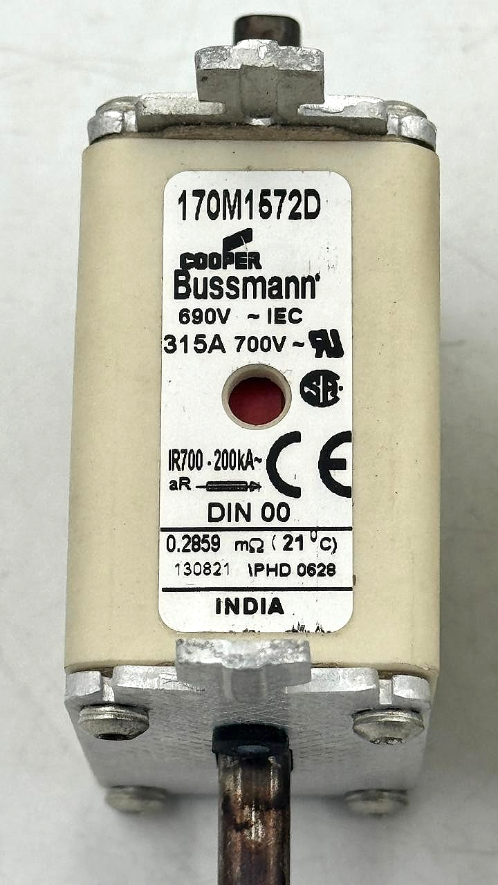 Cooper Bussmann 170M1572D Fuse 315A  | Made in India ( Pack of 3 pcs ) - saleem al tamimi electric equipment trading co llc-UAE