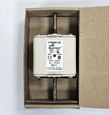 Cooper Bussmann | 170M6812D |  HighSpeed Fuse | 800A | 700V - saleem al tamimi electric equipment trading co llc-UAE