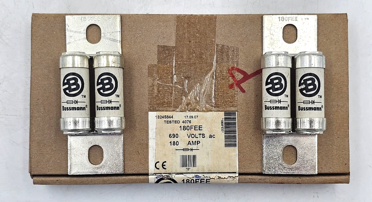 Cooper Bussmann 180FEE Fuse 180A 690V | Made in India ( Pack of 2 pcs ) - saleem al tamimi electric equipment trading co llc-UAE