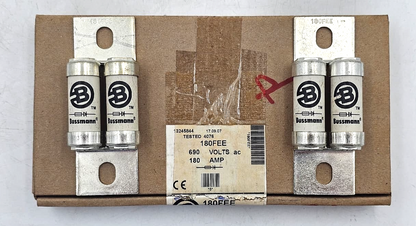 Cooper Bussmann 180FEE Fuse 180A 690V | Made in India ( Pack of 2 pcs ) - saleem al tamimi electric equipment trading co llc-UAE