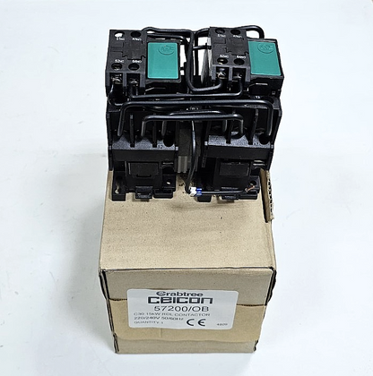 Crabtree CeIcon 57200/OB C30 Contactor | 15kW | 220/240V AC | 50/60Hz0