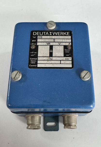 DEUTAI WERKE ES 113 dy Speed Control Generator – 24V, 4A, 500VA, 250V, 2800 RPM - saleem al tamimi electric equipment trading co llc-UAE