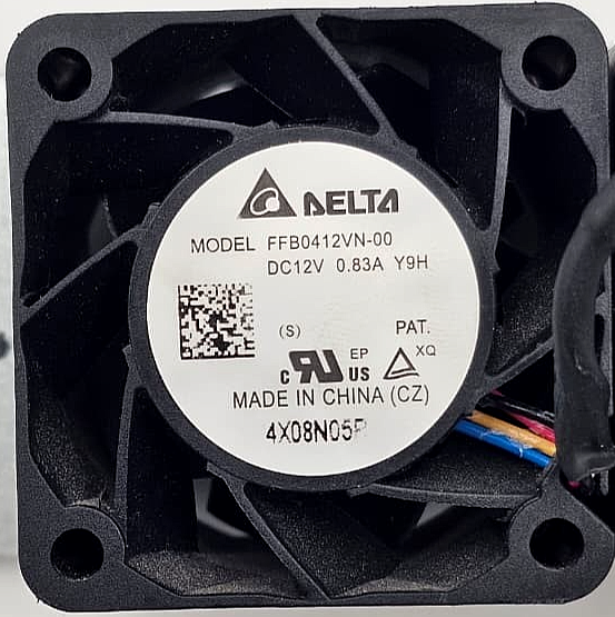 Delta FFB0412VN-00 DC 12V 0.83A Dual Ball Bearing Cooling Fan - Made in China - saleem al tamimi electric equipment trading co llc-UAE
