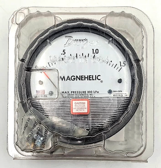 Dwyer Magnehelic |W27AD |Pressure Gauge| 01.5 Kilopascals, 100KPA Max |USA made - saleem al tamimi electric equipment trading co llc-UAE