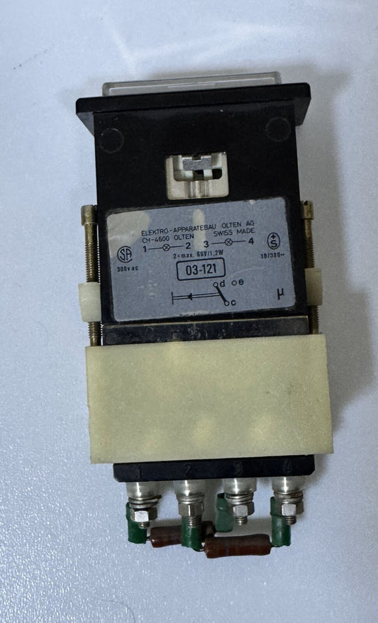 ELEKTRO APPARATEBAU OLTEN AG  CH 4600 |  03 121 Pushbutton Switch | Swiss Made - saleem al tamimi electric equipment trading co llc-UAE