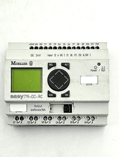 Eaton Moeller EASY 719DCRC Programmable Control Relay - saleem al tamimi electric equipment trading co llc-UAE