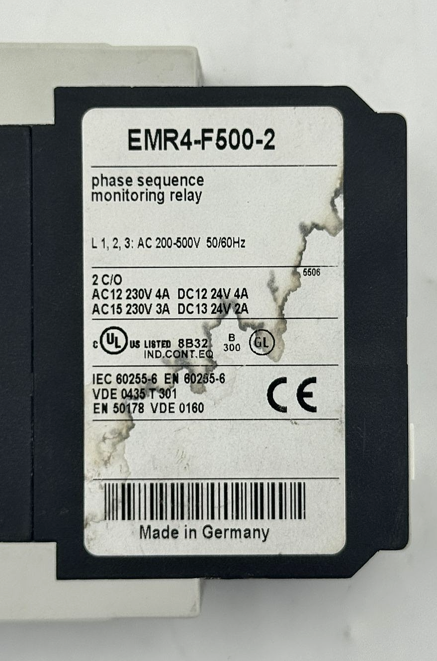 Eaton Moeller EMR4F5002 Phase Sequence Monitoring Relay | Made in Germany - saleem al tamimi electric equipment trading co llc-UAE