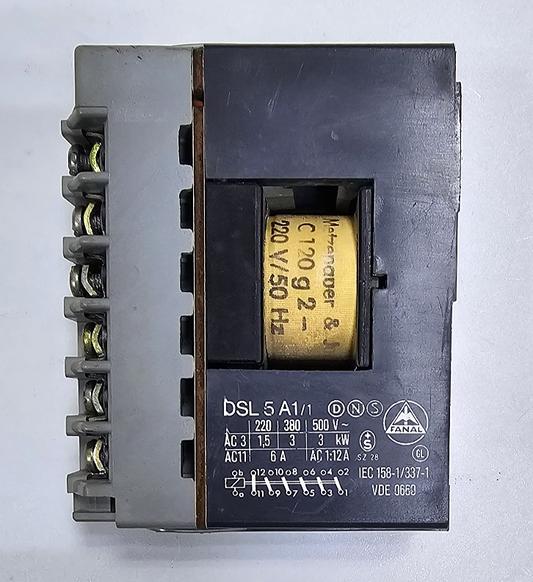 FANAL DSL 5 A1/1NS Contactor – 6A, 500V AC, Coil 220V AC 50Hz - saleem al tamimi electric equipment trading co llc-UAE