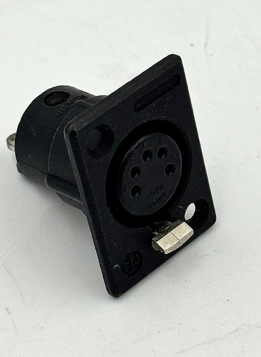 Female RS468355 | XLR panelmount connector ( 1 PCS ) - saleem al tamimi electric equipment trading co llc-UAE