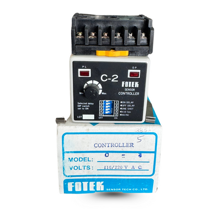 Fotek C2 Sensor Controller – Compact, Dual Voltage Input with 12VDC - saleem al tamimi electric equipment trading co llc-UAE