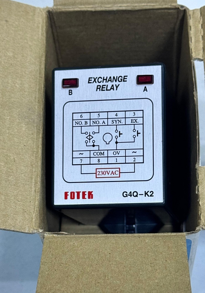 Fotek | G4QK2 | Exchange Relay | 230VAC | Made in Taiwan - saleem al tamimi electric equipment trading co llc-UAE