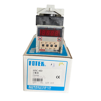 Fotek H5C4D Digital Counter, 48×48 DIN, 0–9999 Range, Up/Down, 12VDC Output - saleem al tamimi electric equipment trading co llc-UAE