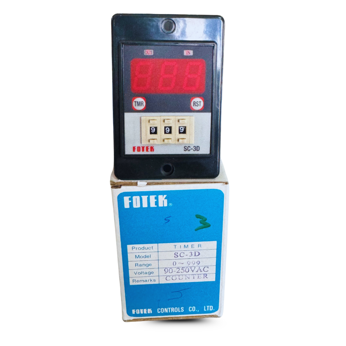 Fotek SC3D Digital Counter – Compact Up/Down Counter with Relay Output & EEPROM - saleem al tamimi electric equipment trading co llc-UAE