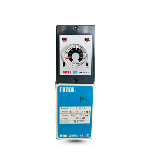 Fotek STPYFKM3 Delay Timer (110VAC) – HighPrecision Flicker Relay Timer - saleem al tamimi electric equipment trading co llc-UAE