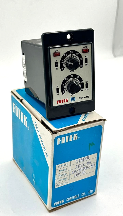 Fotek TDVYM6110VAC Twin Timer Relay | Made in Taiwan - saleem al tamimi electric equipment trading co llc-UAE