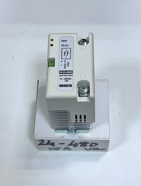 GOLINK SR48Z18 Solid State Relay | 24–480VAC Load | 18A Output | 10–32VDC Input - saleem al tamimi electric equipment trading co llc-UAE