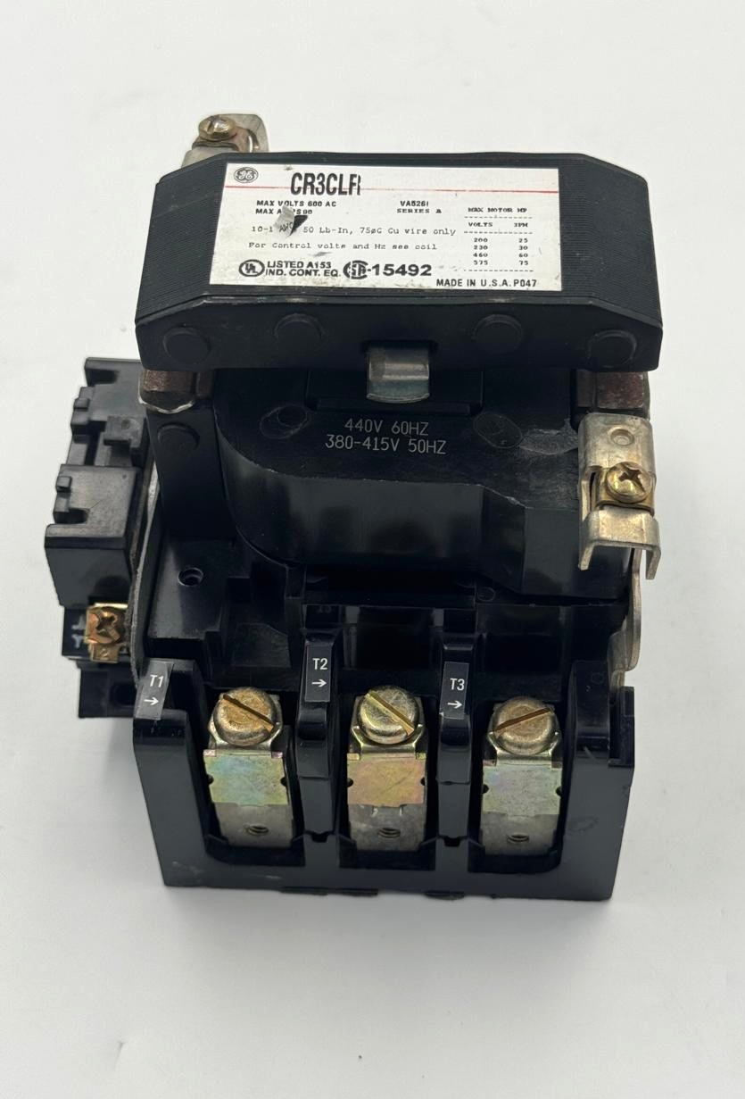 General Electric CR3CLR Motor Starter | 90A | Coil 440V | Made in usa - saleem al tamimi electric equipment trading co llc-UAE
