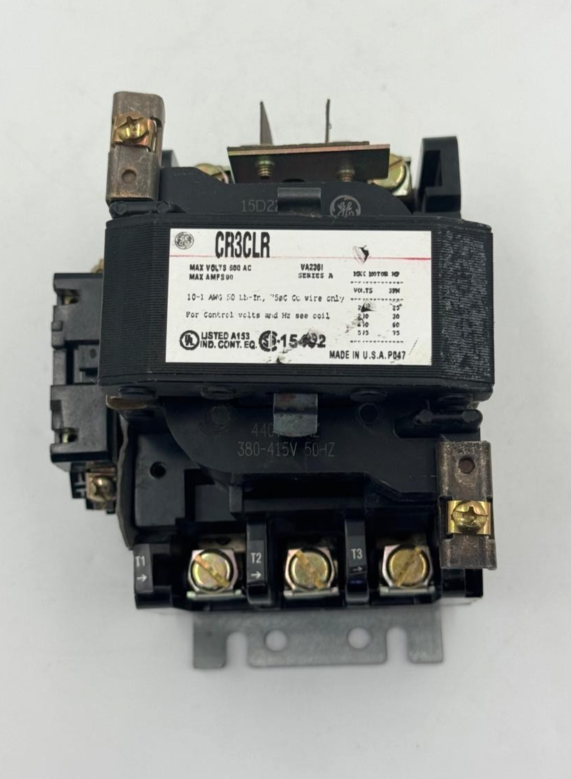 General Electric CR3CLR Motor Starter | 90A | Coil 440V | Made in usa - saleem al tamimi electric equipment trading co llc-UAE