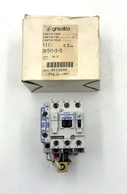 Ghisalba GH15S11LO Contactor | GH15FT310 | 690V | Made in Italy - saleem al tamimi electric equipment trading co llc-UAE
