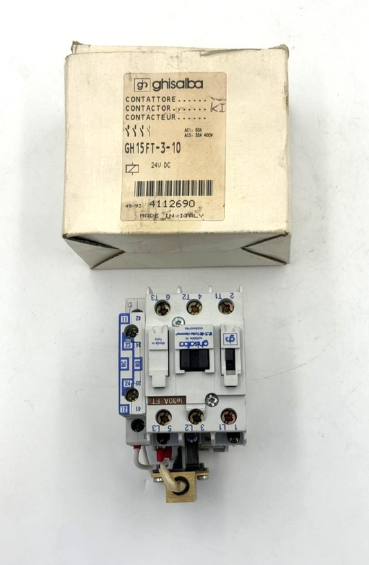 Ghisalba GH15S11LO Contactor | GH15FT310 | 690V | Made in Italy - saleem al tamimi electric equipment trading co llc-UAE