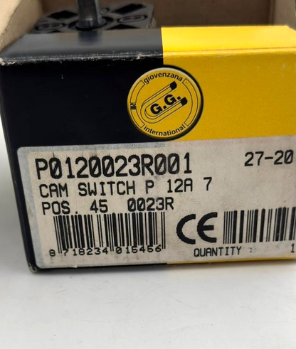 Giovenzana P0120023R001 Rotary Switch | 12A - saleem al tamimi electric equipment trading co llc-UAE