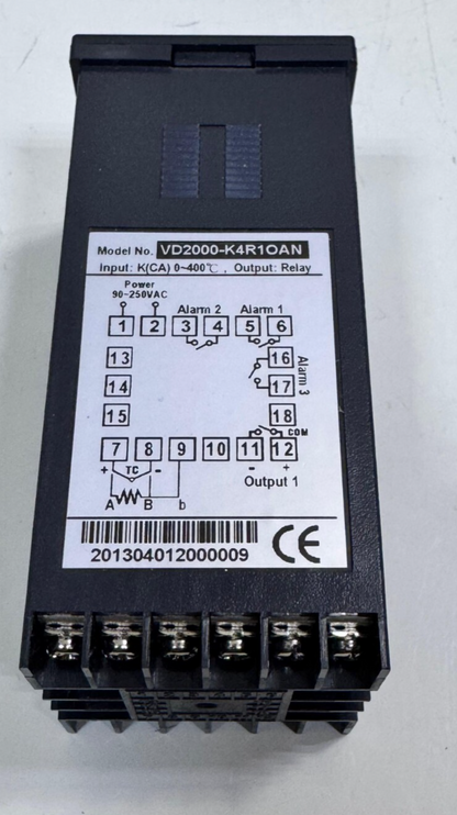 Golink VD2000K4R1OAN Temperature Controller | K(CA) Input 0~400℃ | Relay Output - saleem al tamimi electric equipment trading co llc-UAE
