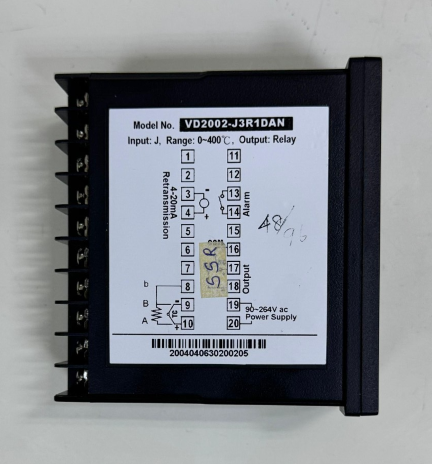 Golink VD2002J3R1DAN Temperature Controller | J Type Input 0~400℃| Relay Output - saleem al tamimi electric equipment trading co llc-UAE