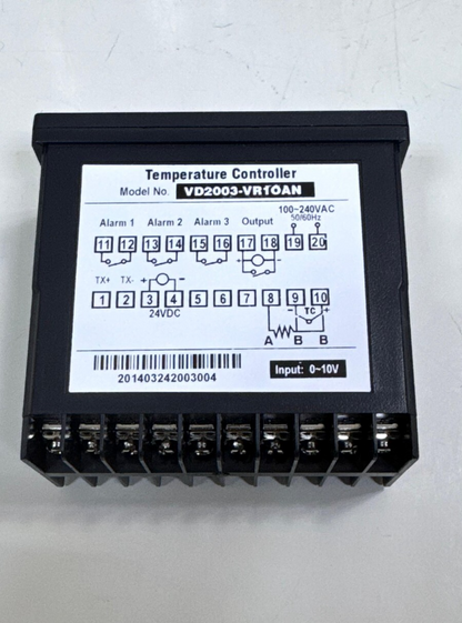 Golink VD2003K4R10AN Temperature Controller | KType Input100240VAC 50/60Hz - saleem al tamimi electric equipment trading co llc-UAE