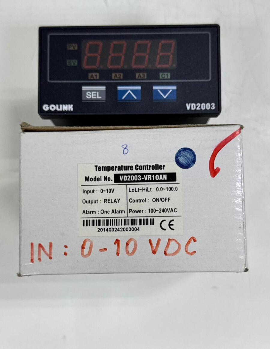 Golink VD2003VR10AN Temperature Controller | 0–10V Input | Relay Output - saleem al tamimi electric equipment trading co llc-UAE