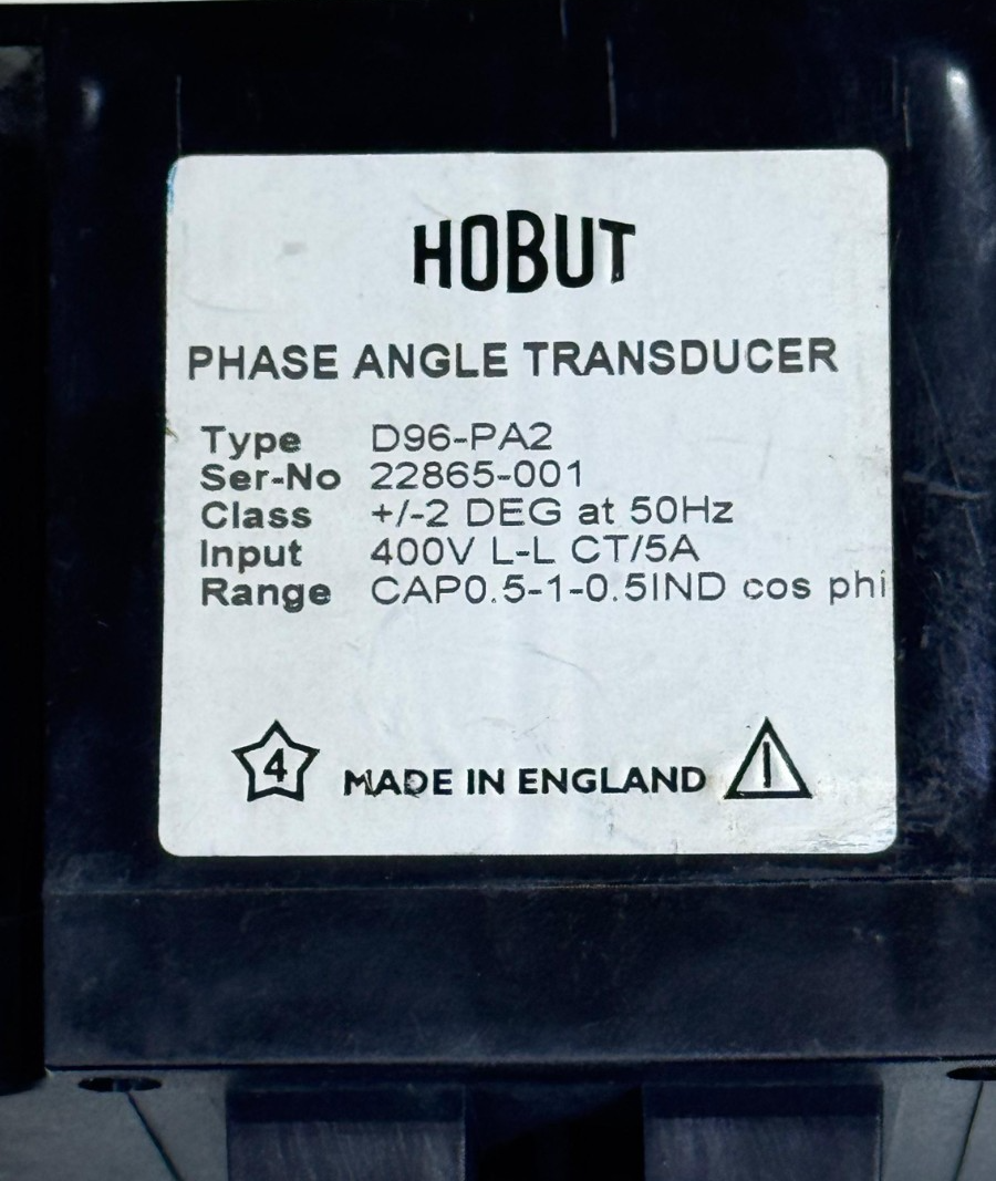 HOBUT | D96PA2 | Phase Angle Transducer | Made in UK - saleem al tamimi electric equipment trading co llc-UAE